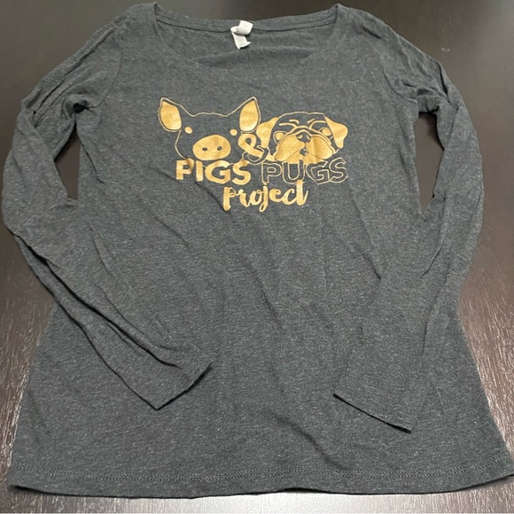 Pigs and Pugs project tee - Picture 2 of 5